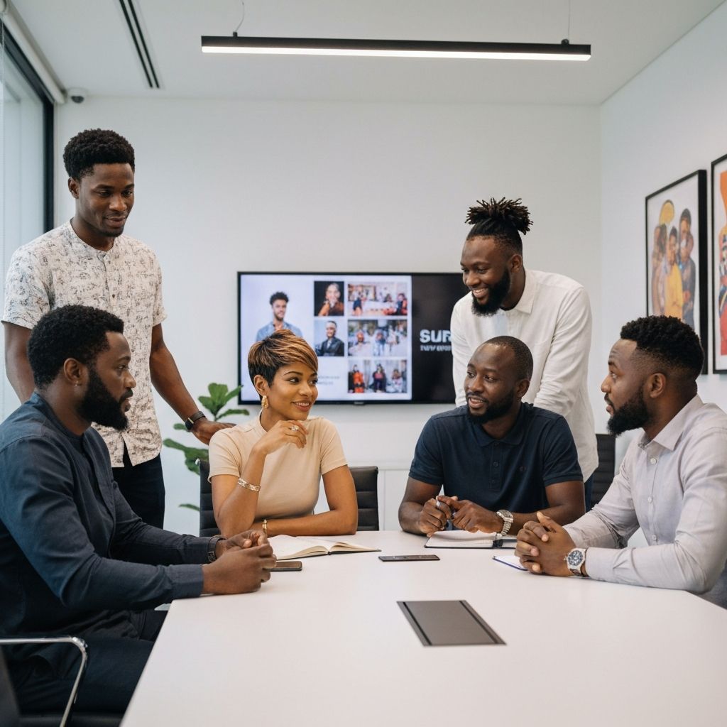 Nigerian Creative Professionals and Black Team at GreenIsland Global